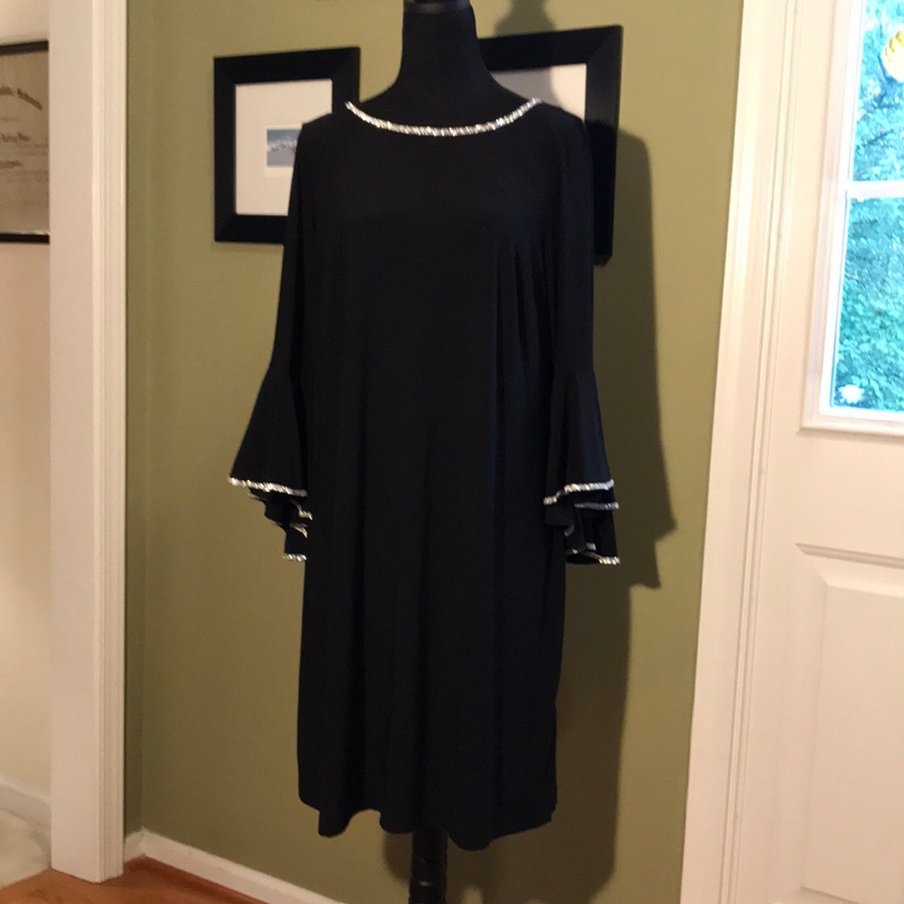 MSK black cocktail dress